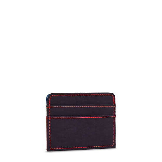 Kipling Cardy Card Holder Tassen Blauw Rood | BE 2053NW